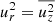 $ u_r^2 = \overline{u_z^2} $
