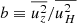 $ b\equiv\overline{u_z^2}/\overline{u_H^2} $