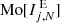 $ \text{ Mo}[I_{j,\mathit{ N}}^{\mathrm{\,E}}] $