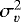 $\sigma_v^2$