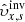 $ \hat{\upsilon}_{x,s}^{\mathrm{inv}} $