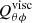 $ Q^{\mathrm{visc}}_{\theta \phi} $