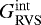 $G_{\mathrm{RVS}}^{\rm{int}}$