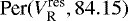 $\textrm{Per}(V_{\textrm{R}}^{\textrm{res}}, 84.15)$