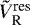 $\tilde{V}_{\textrm{R}}^{\textrm{res}}$