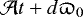 $\mathcal{A} t + d \varpi_0$