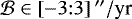 $\mathcal{B}\in\left[-3{:}3\right]{}^{\prime\prime}/\textrm{yr}$