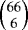 $\binom{66}{6}$