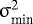 $\upsigma^{2}_{\textrm{min}}$