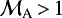 ${\cal M}_{\textrm{A}}\,{>}\,1$