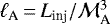 $\ell_{\textrm{A}}\,{=}\,L_{\textrm{inj}}/{\cal M}_{\textrm{A}}^3$