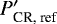 $P_{\textrm{CR, ref}}&#x0027; $