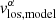 $ v_{\mathrm{los,model}}^{\alpha} $