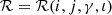 $ {\cal{R}}={\cal{R}}(i,j,\gamma,\iota) $