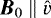 $\vec{B}_0 \parallel \hat{v}$