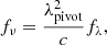 $$ \begin{aligned} f_\nu = \frac{\lambda _{\rm pivot}^2}{c}f_\lambda , \end{aligned} $$