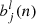 $ b_j^l(n) $