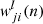 $ \mathit{w}_{ji}^{l}(n) $