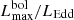 $ L^{\mathrm{bol}}_{\mathrm{max}}/L_{\mathrm{Edd}} $