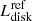 $ L_{\mathrm{disk}}^{\mathrm{ref}} $