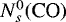 $N_s^0(\textrm{CO})$