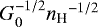 $G_0^{-1/2} {n_{\textrm{H}}}^{-1/2}$