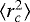$\langle r_c^2 \rangle$