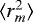 $\langle r_m^2 \rangle$