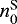 $n^{\textrm{S}}_{0}$