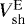 $V_{\textrm{sh}}^{\textrm{E}}$