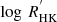 $ \log \,R_{{\rm{HK}}}^{^\prime }$