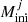 $ M_{{\rm{ini}}}^j $