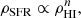 $$ \begin{aligned} \rho _{\mathrm{SFR} } \propto \rho _{\mathrm{HI} }^n , \end{aligned} $$