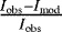 $\frac{I_{\text{obs}}-I_{\text{mod}}}{I_{\text{obs}}}$