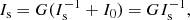 $$ \begin{aligned} I_{\rm s} = {G}(I_{\rm s}^{-1} + I_0) = G I_{\rm s}^{-1}, \end{aligned} $$