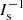 $ I_{\mathrm{s}}^{-1} $
