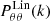 $ P_{\theta\theta}^{\mathrm{Lin}}(k) $