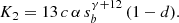 $$ \begin{aligned} K_2 = {1}{3}\,c\,\alpha \,s_b^{\gamma +{1}{2}}\,(1-d). \end{aligned} $$