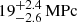 $ 19_{- 2.6}^{ + 2.4}\,{\rm{MPc}} $