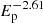 $ E_{\mathrm{p}}^{-2.61} $