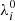 $ \lambda _i^0 $