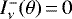 $I^{-}_{\nu}(\theta)\,{=}\,0$