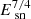 $ E_{\text{ sn}}^{7/4} $