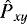 $\hat{P}_{xy}$