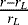 $\frac{r-r_{L}}{r_{L}}$