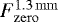 ${F^{{1.3}\,\mathrm{mm}}_{\mathrm{zero}}}$