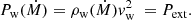 $$ \begin{aligned} P_{\rm w} (\dot{M})= \rho _{\rm w} (\dot{M}) v_{\rm w}^2 \ = P_{\rm ext}. \end{aligned} $$