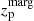 $ z_{\mathrm{p}}^{\mathrm{marg}} $