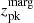 $ z_{\mathrm{pk}}^{\mathrm{marg}} $