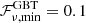 $ \mathcal{F}_{\nu\rm, min}^{\mathrm{GBT}} = 0.1 $